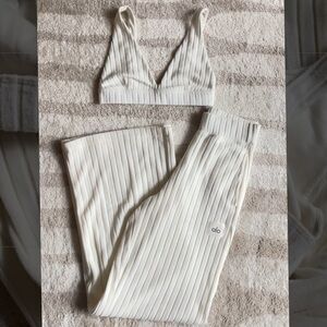 Alo lounge set xs cream